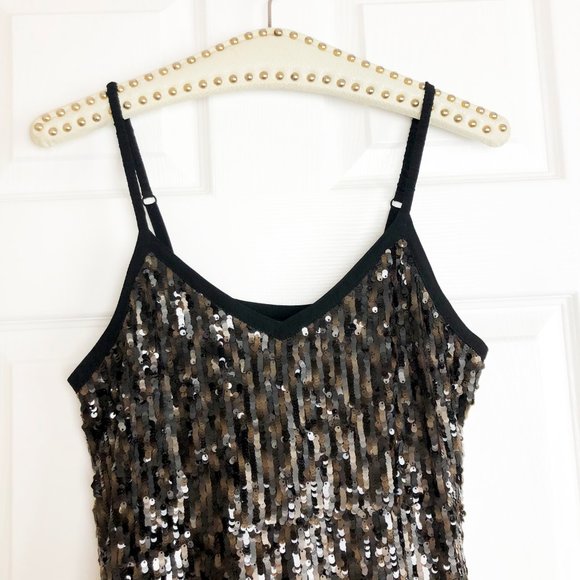 GUESS Sequin Party Club Cami Sparkle - Picture 2 of 5